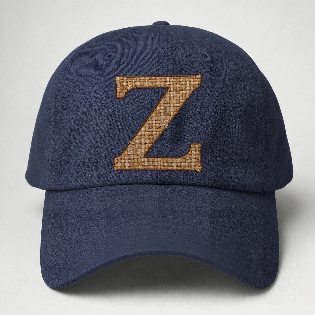 Woven Tweed Z Monogram Baseball Cap – Twilight Navy