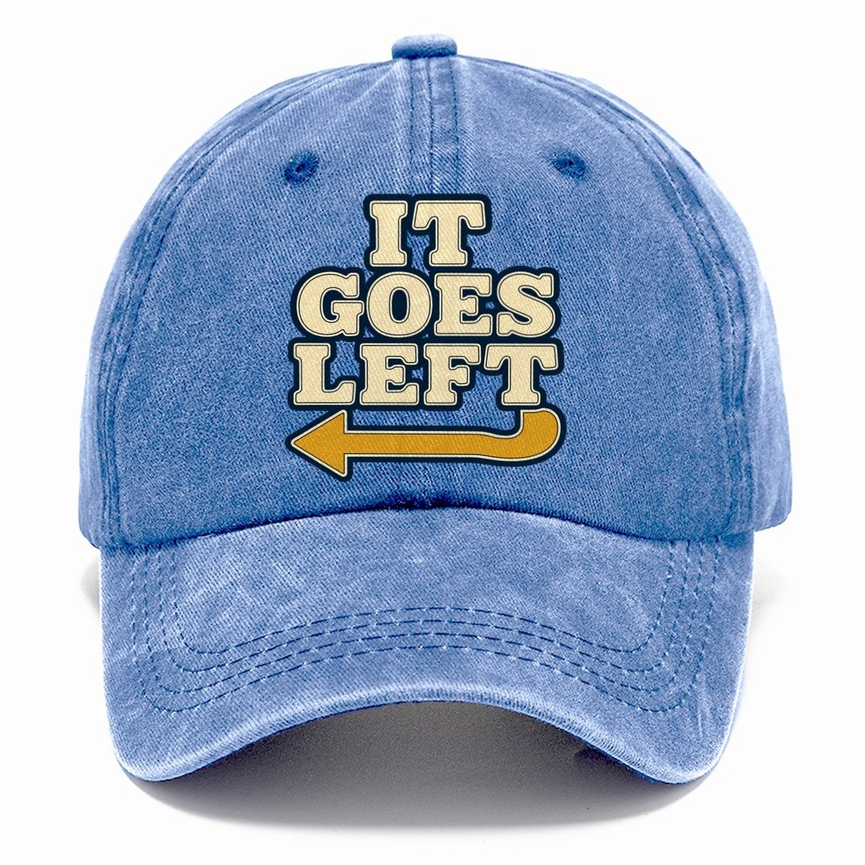 It Goes Left Rock Climbing Classic Cap – Summer Sky
