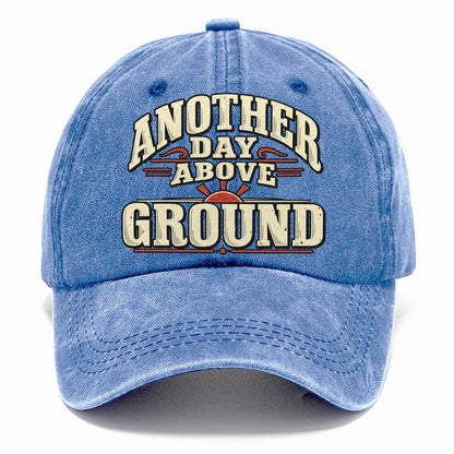Another Day Above Ground American Wit Classic Cap – Summer Sky