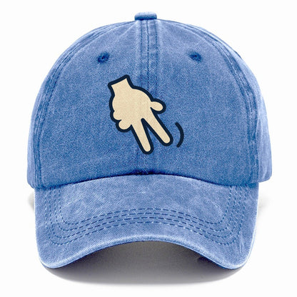 Doubles Hand Signal Behind Back Tennis Match Rituals Classic Cap – Summer Sky