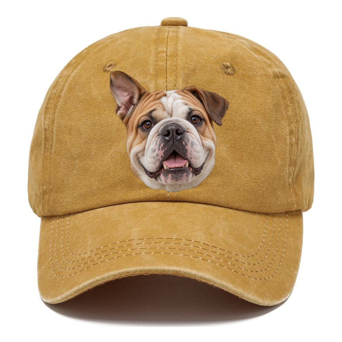 Bulldog One Ear Up Everyday Originals Classic Cap – Golden Harvest