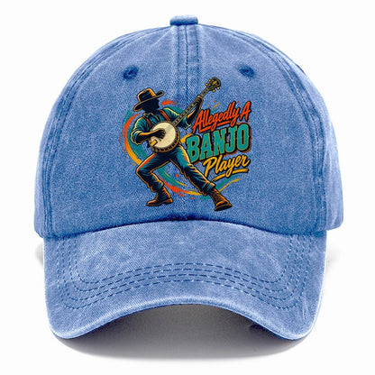 Allegedly A Banjo Player Music Instruments Classic Cap – Summer Sky