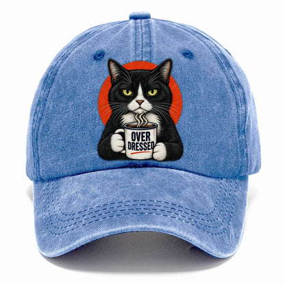 Tuxedo Cat Mug Truths Classic Cap – Summer Sky