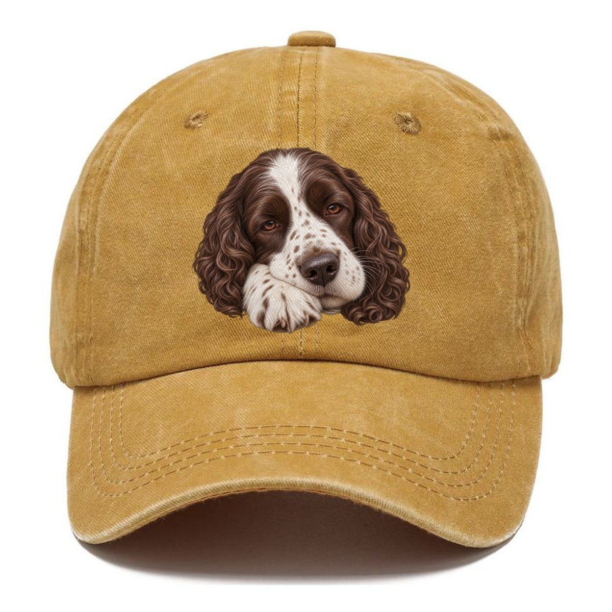 Springer Sleepy Paw Fold Pastimes Companions Classic Cap – Golden Harvest