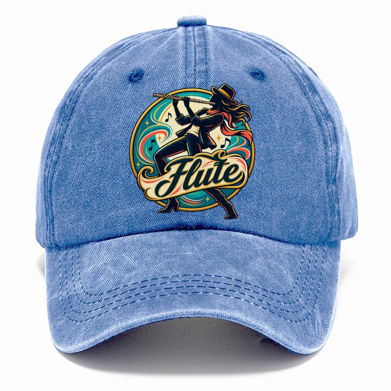 Flute Crest Music Instruments Classic Cap – Summer Sky
