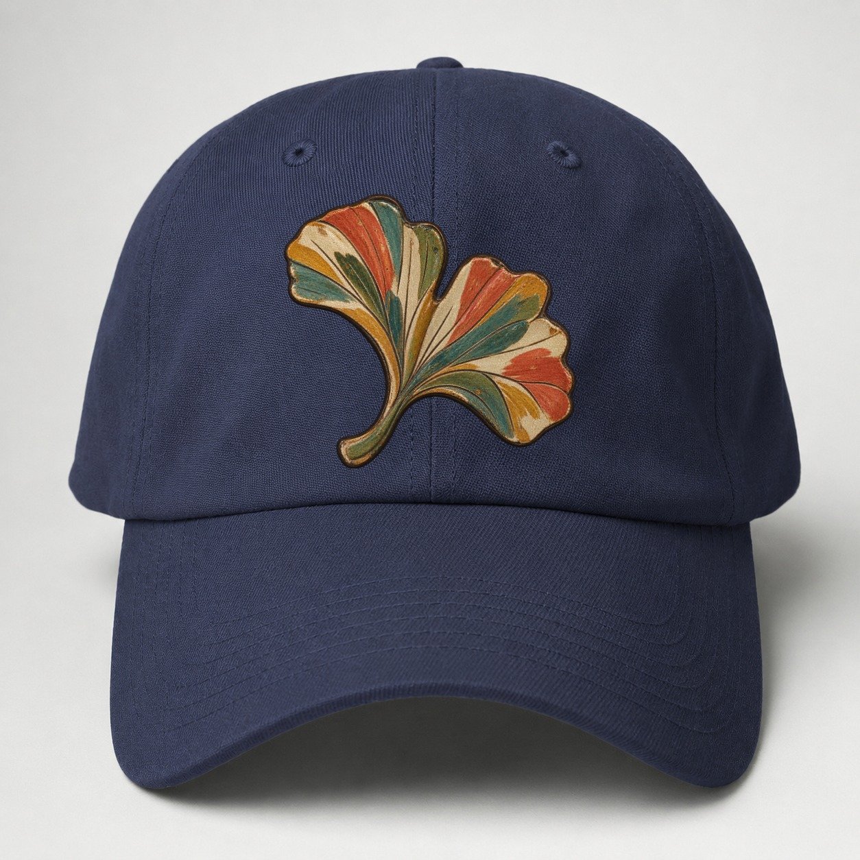 Single Ginkgo Rest Gentle Wild Baseball Cap – Twilight Navy