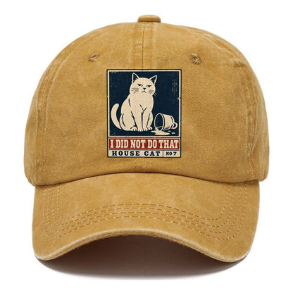 I Did Not Do That Neko Says No Classic Cap – Golden Harvest
