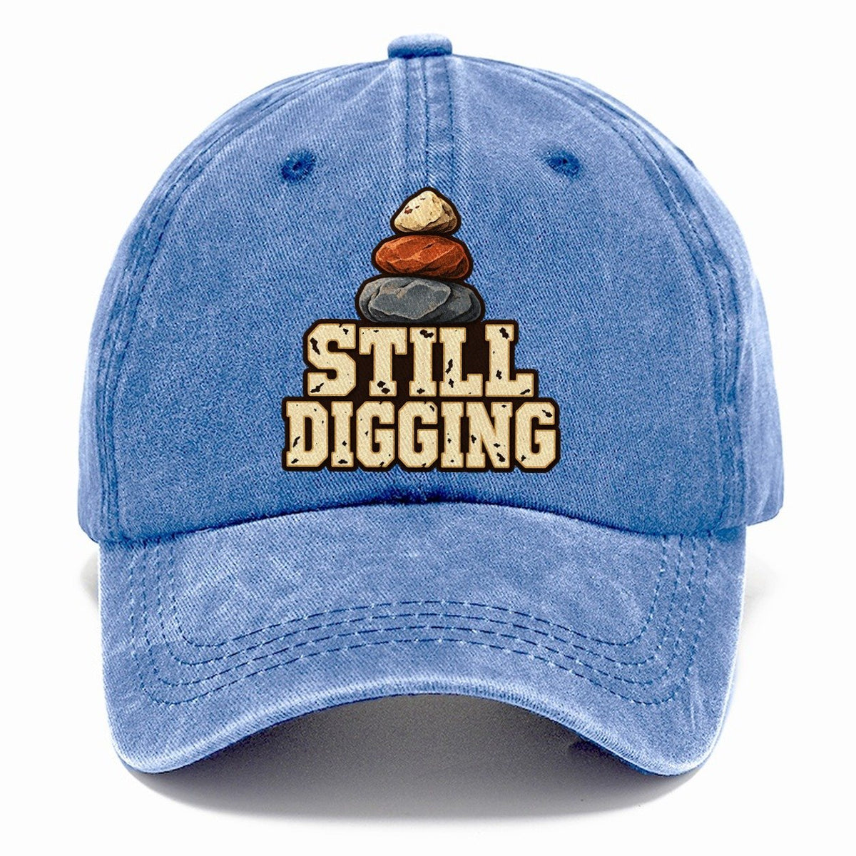 Still Digging Rocks And Minerals Classic Cap – Summer Sky