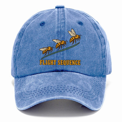 Bee Flight Sequence Beekeeping Classic Cap – Summer Sky