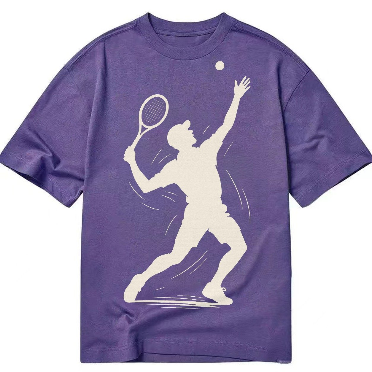 Tennis Player Dynamic Serve B36973 Classic T-shirt – Purple