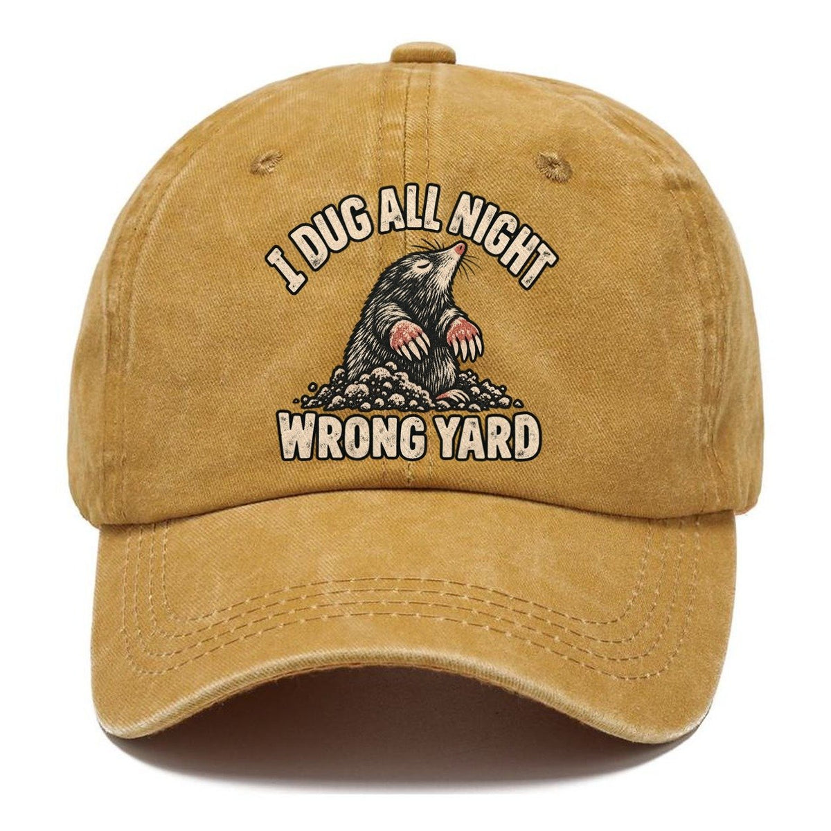 Mole Wrong Yard No Worm Club Classic Cap – Golden Harvest