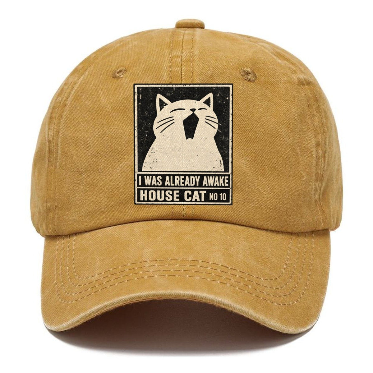 I Was Already Awake Neko Says No Classic Cap – Golden Harvest