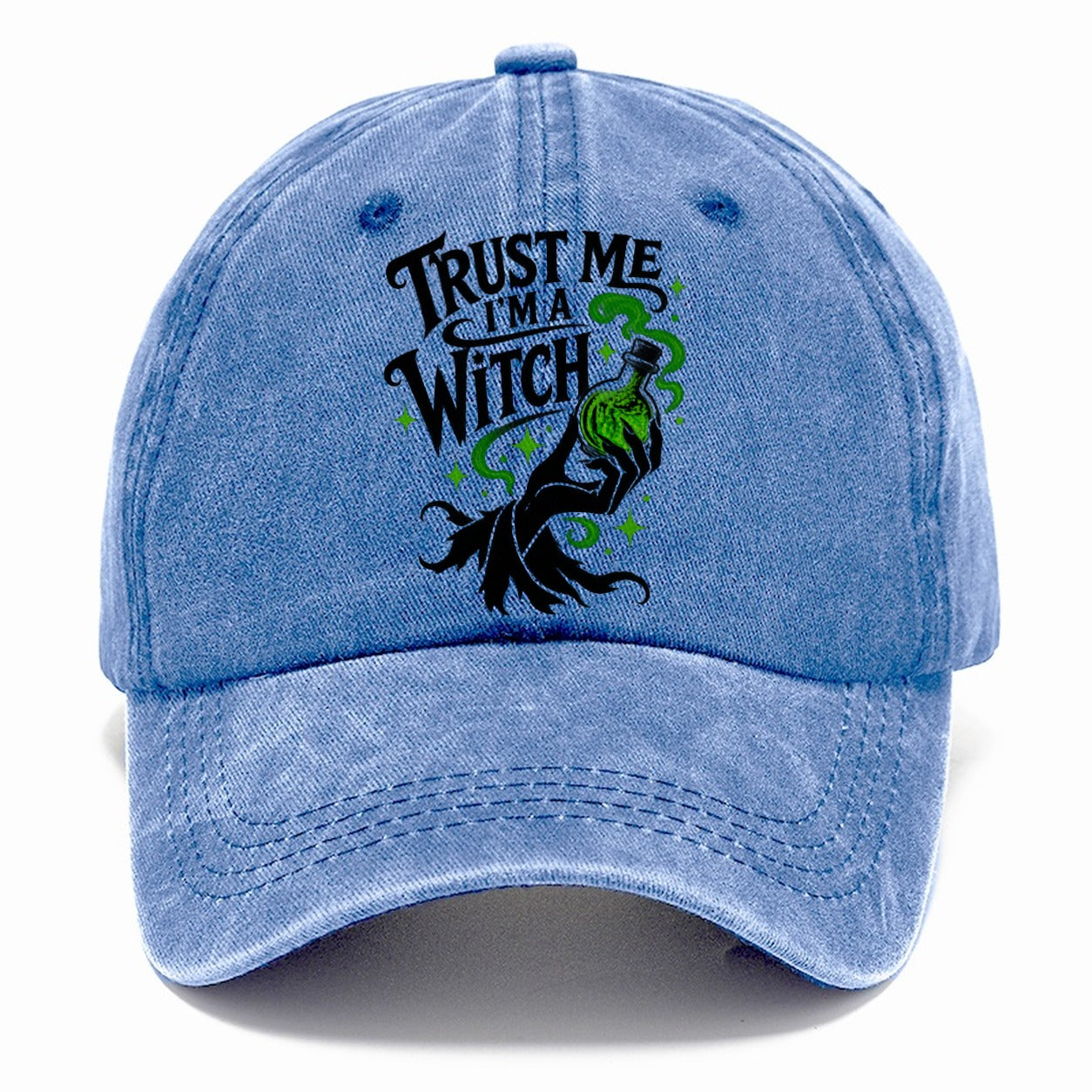 Trust Me I Am A Witch Slogan Witch Magic Classic Cap – Summer Sky