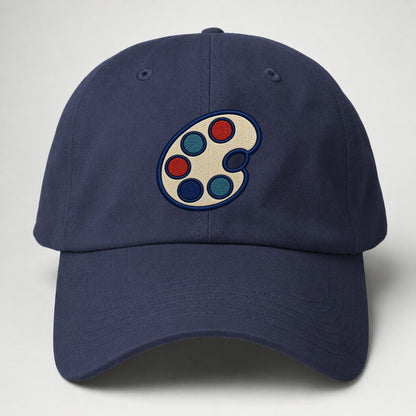 Painter Palette Tiny Solo Marks Baseball Cap – Twilight Navy