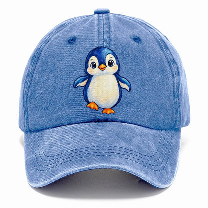 Penguin Front Waddle Sea Sprite Classic Cap – Summer Sky