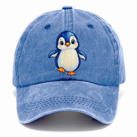 Penguin Front Waddle Sea Sprite Classic Cap – Summer Sky