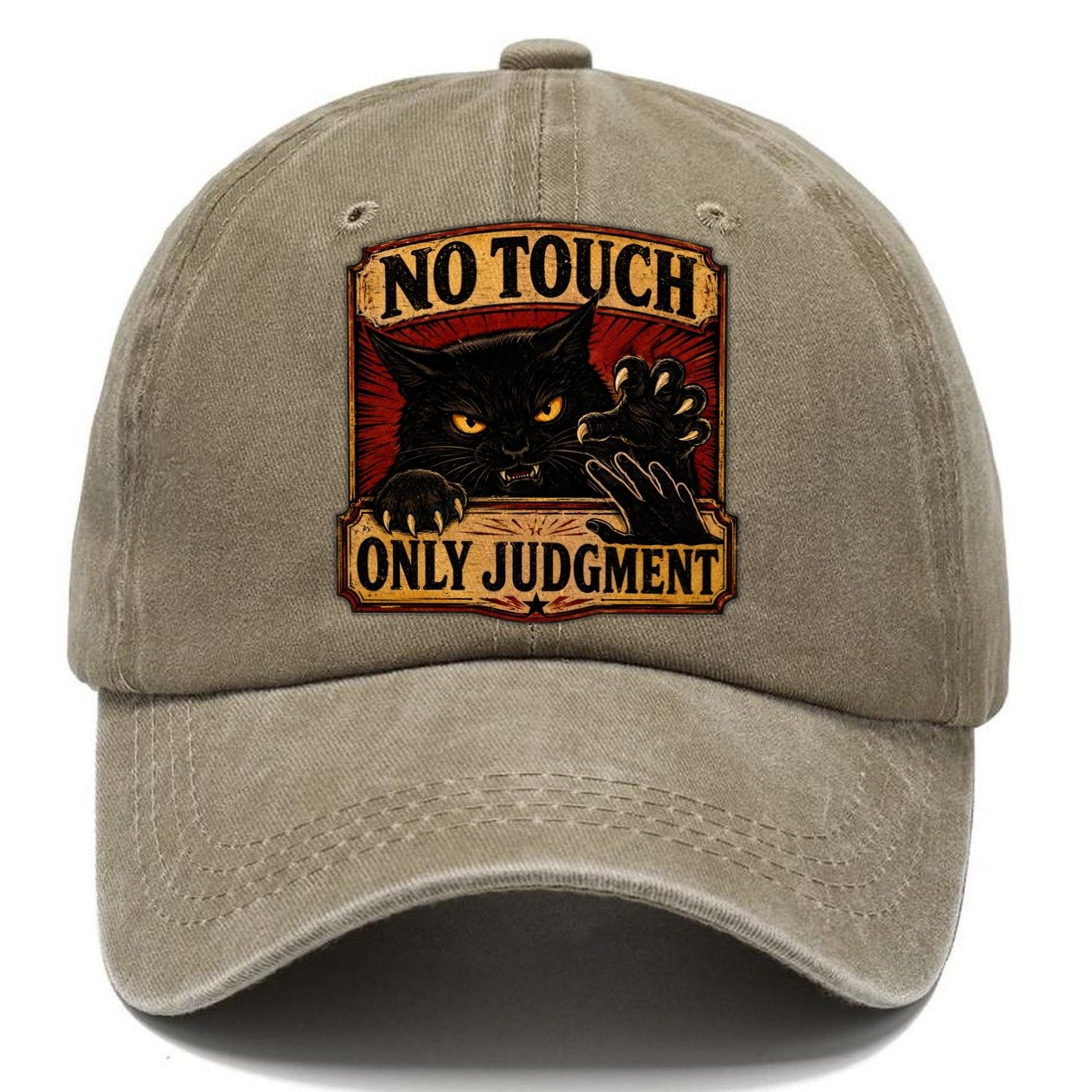 No Touch Only Judgment Classic Cap – Warm Sand