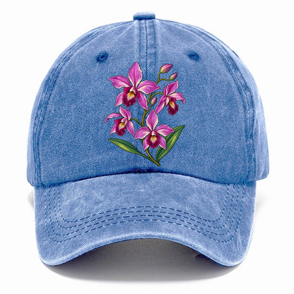 Queensland Cooktown Orchid Australia Cultural Icons Classic Cap – Summer Sky