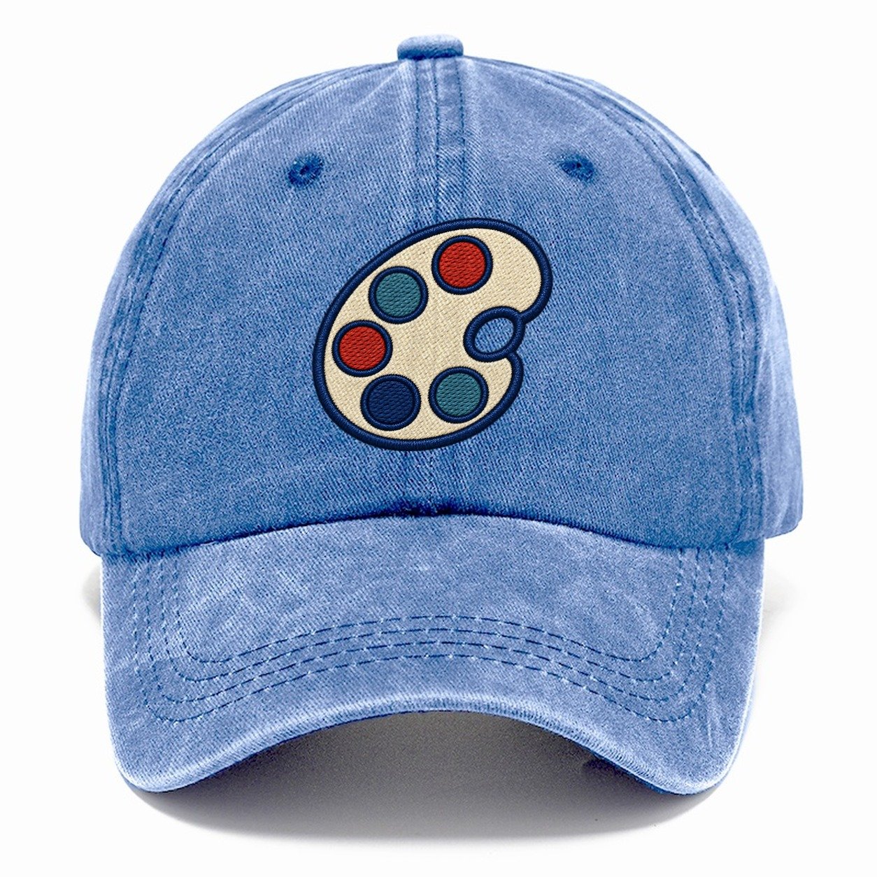 Painter Palette Tiny Solo Marks Classic Cap – Summer Sky