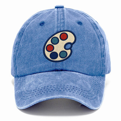 Painter Palette Tiny Solo Marks Classic Cap – Summer Sky