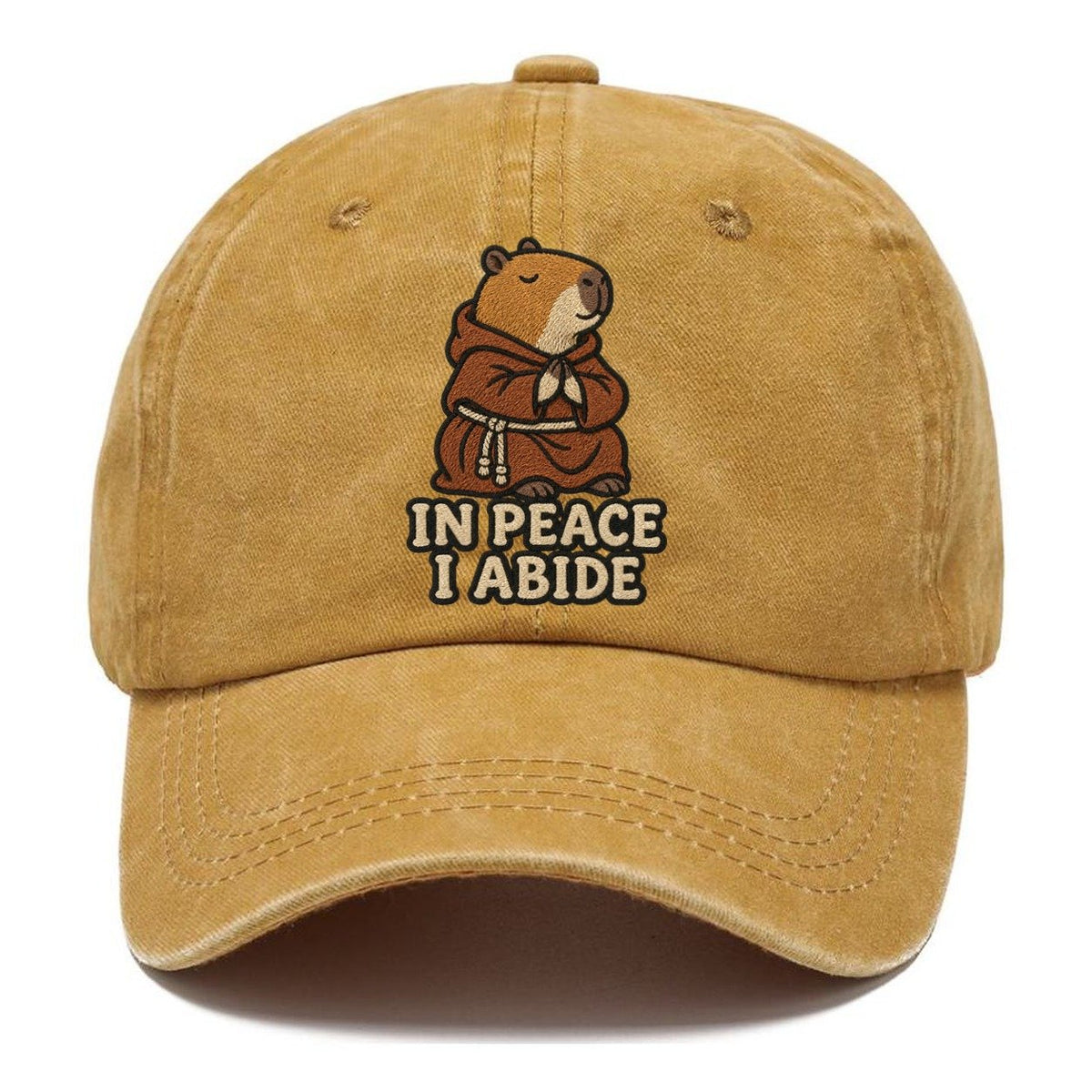 Capybara Monk Weary Court Classic Cap – Golden Harvest