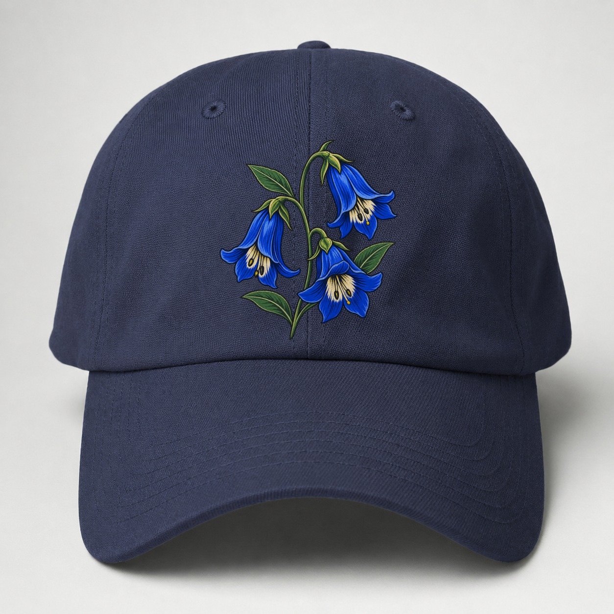 Australian Capital Territory Royal Bluebells Australia Cultural Icons Baseball Cap – Twilight Navy