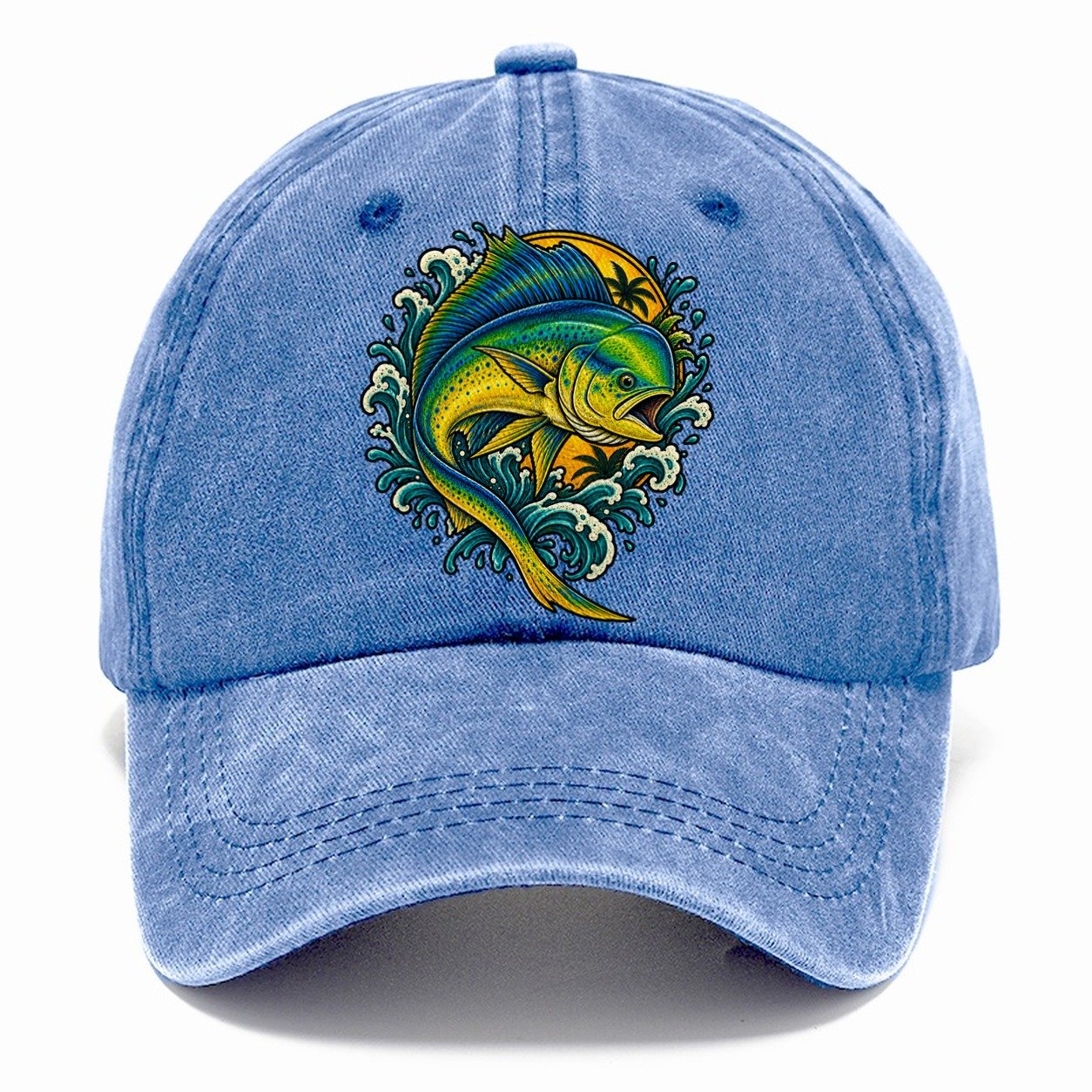 Mahi Mahi Blaze Fishing Club Classic Cap – Summer Sky
