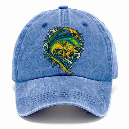 Mahi Mahi Blaze Fishing Club Classic Cap – Summer Sky