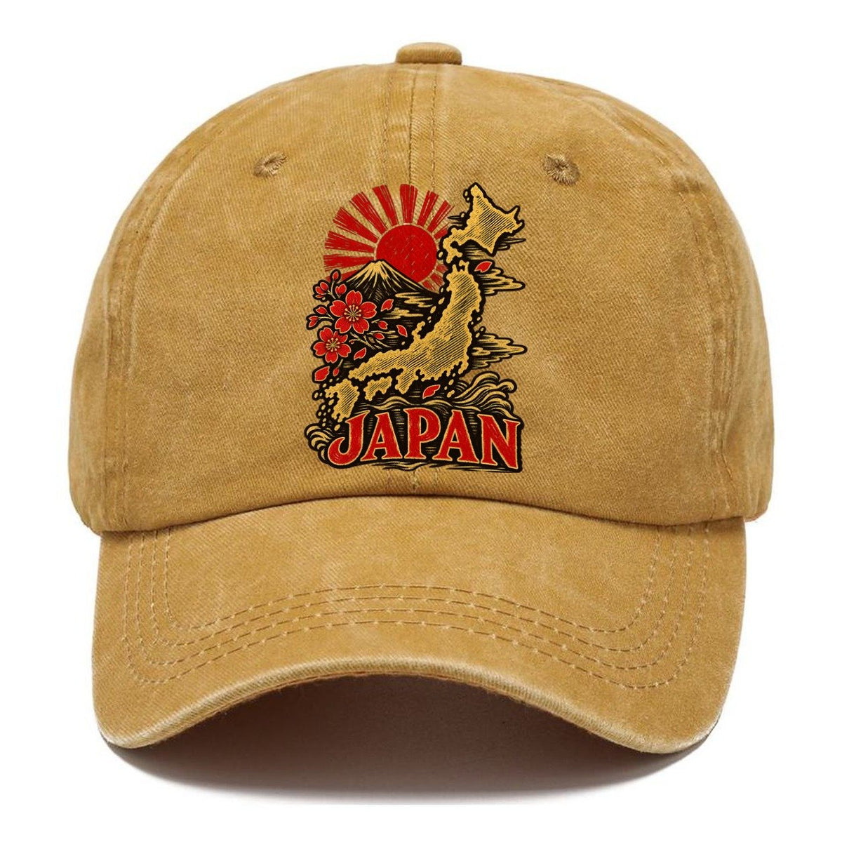 JAPAN Mount Fuji Sakura Map Classic Cap – Golden Harvest