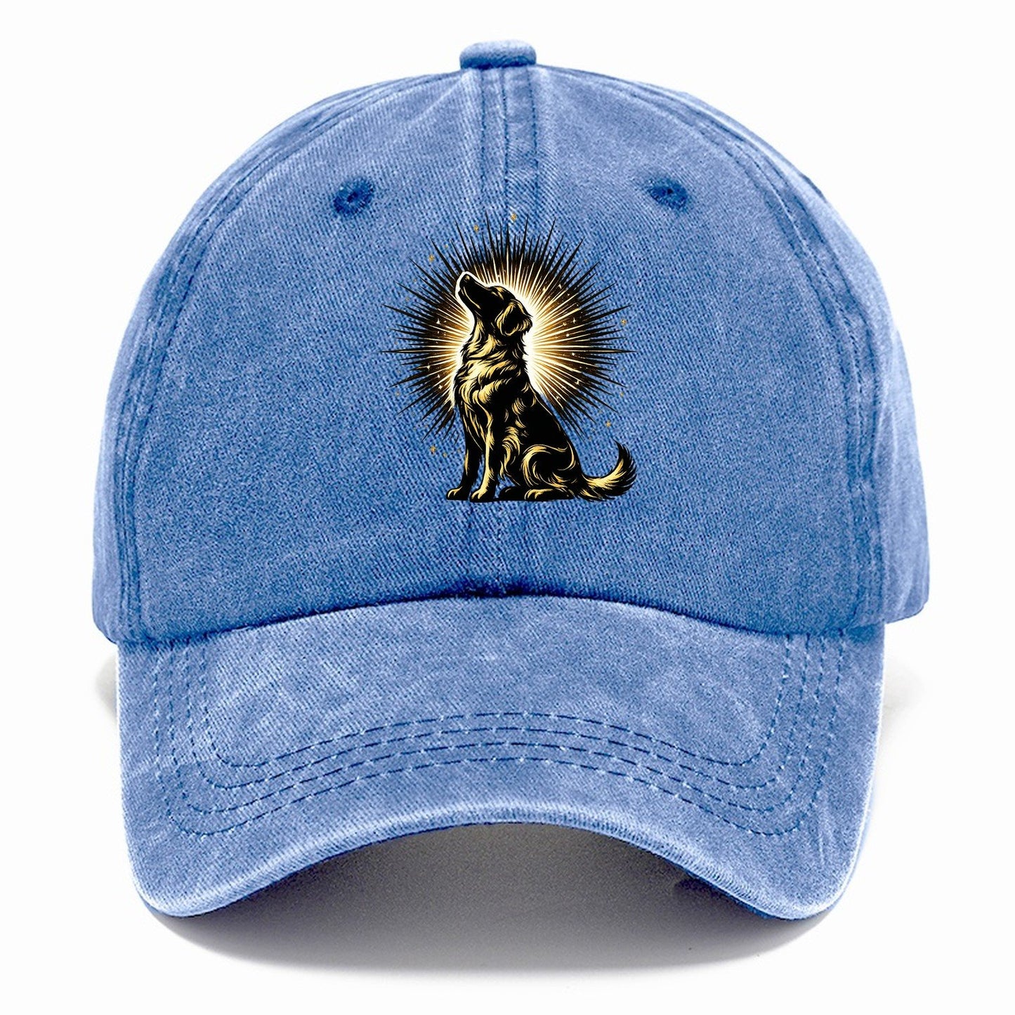 Golden Retriever Sunburst Classic Cap – Summer Sky