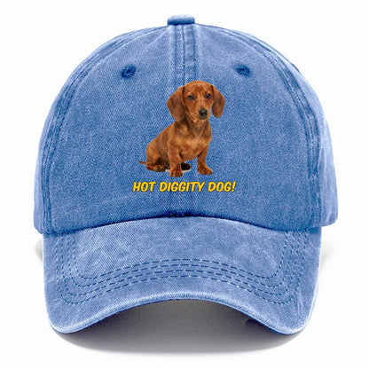 Hot Diggity Dog Classic Cap – Summer Sky