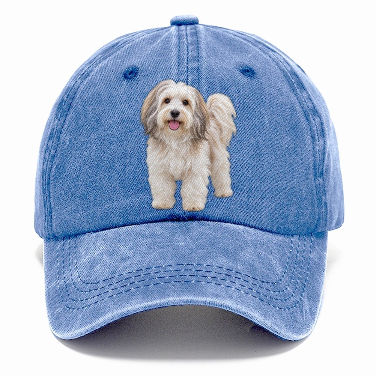 Havanese Standing Top Breeds Classic Cap – Summer Sky