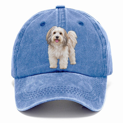 Havanese Standing Top Breeds Classic Cap – Summer Sky