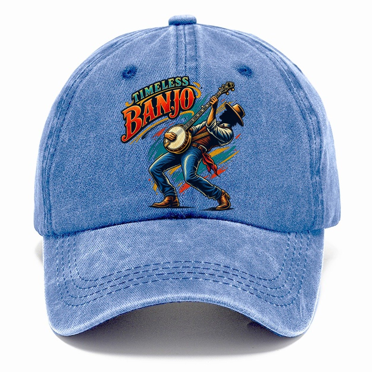 Timeless Banjo Music Instruments Classic Cap – Summer Sky