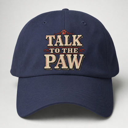 Talk To The Paw American Wit Baseball Cap – Twilight Navy