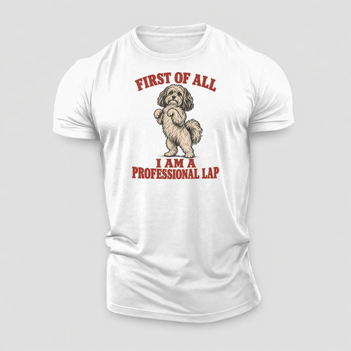 Havanese Dog Declarations Cotton T-Shirt – White
