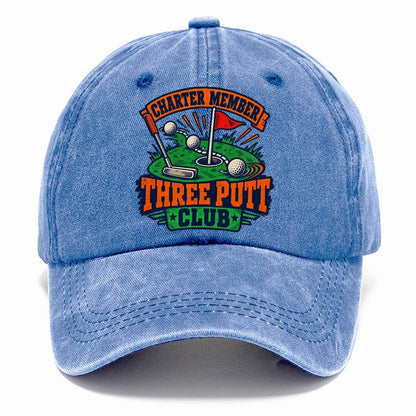 Three Putt Club Golf Life Classic Cap – Summer Sky