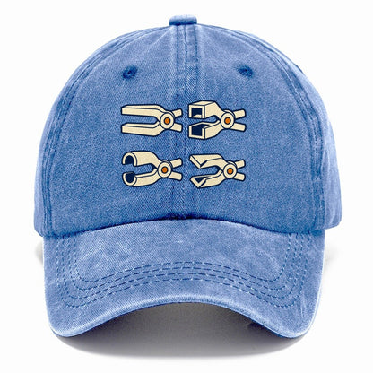 Tongs Jaw Family Blacksmithing Classic Cap – Summer Sky