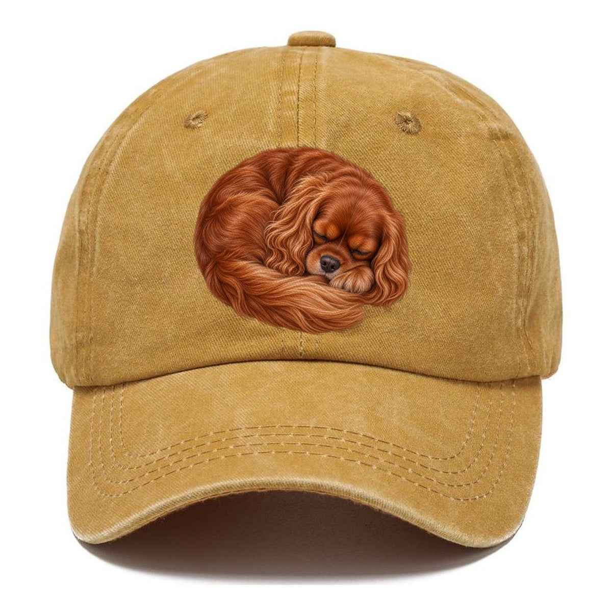 Cavalier Ruby Crescent Nap Pastimes Companions Classic Cap – Golden Harvest
