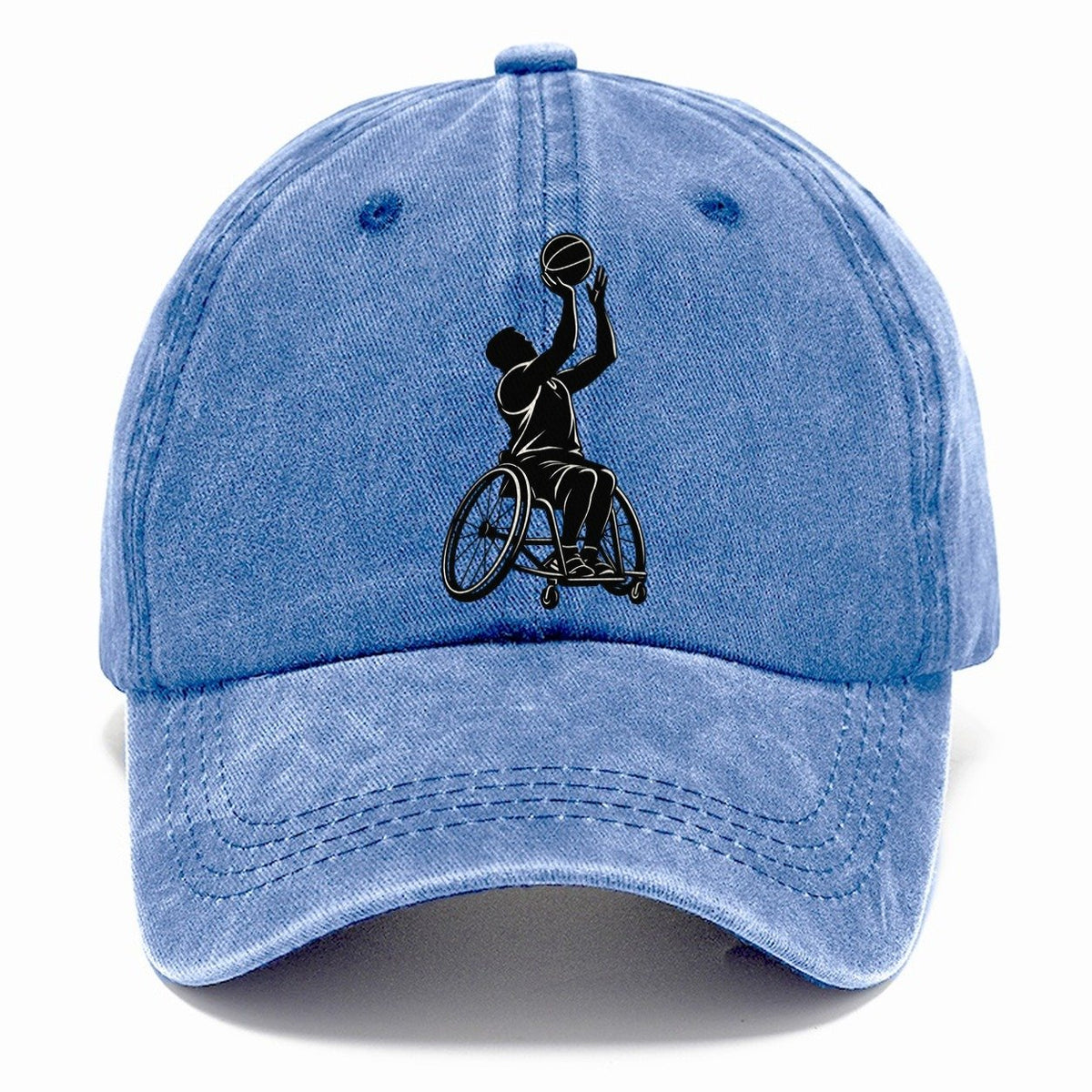 Wheelchair Basketball Player Classic Cap – Summer Sky