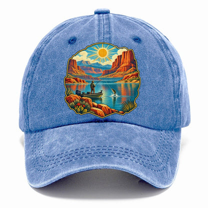 Desert Reservoir Noon Fishing Club Classic Cap – Summer Sky