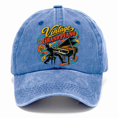 Vintage Grand Piano Music Instruments Classic Cap – Summer Sky