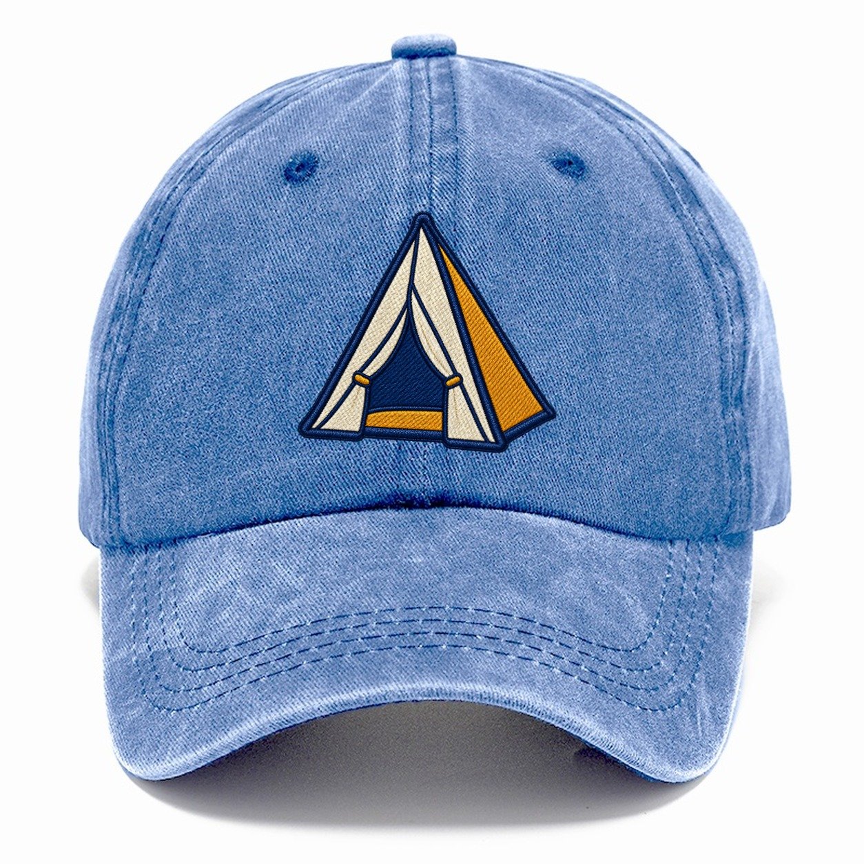 Dome Camping Tent Tiny Solo Marks Classic Cap – Summer Sky