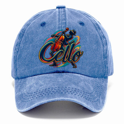 Cello Wordmark Music Instruments Classic Cap – Summer Sky