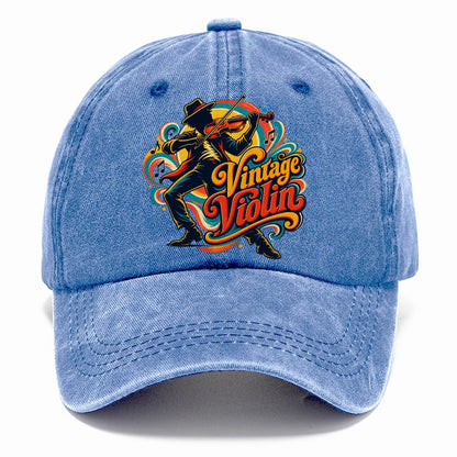 Vintage Violin Music Instruments Classic Cap – Summer Sky