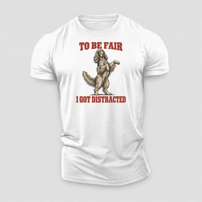 Irish Setter Dog Declarations Cotton T-Shirt – White