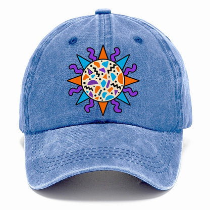 Terrazzo Sun Crazy Styles Classic Cap – Summer Sky