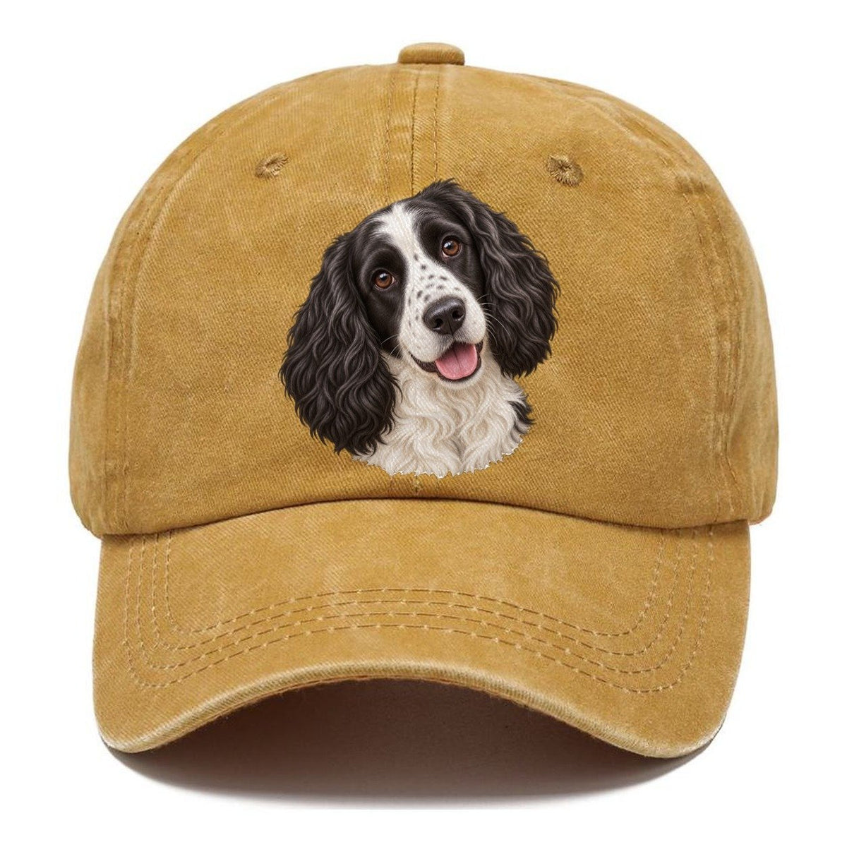 Springer Black And White Tilt Pastimes Companions Classic Cap – Golden Harvest