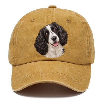 Springer Black And White Tilt Pastimes Companions Classic Cap – Golden Harvest