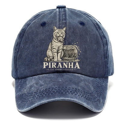 Piranha Short Version Cats Classic Cap – Twilight Navy